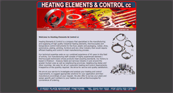 Desktop Screenshot of heatingelements.co.za